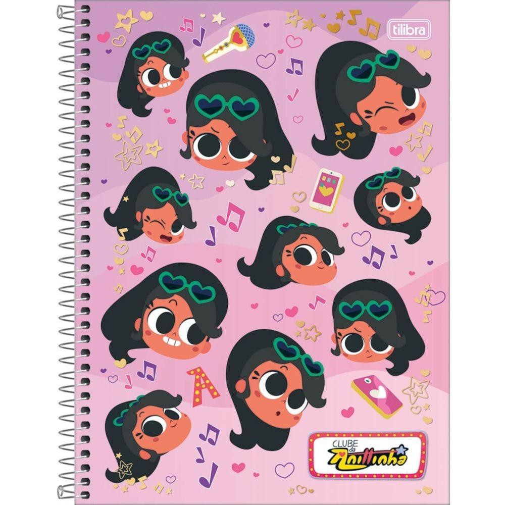 CADERNO BROCH CD ANITTINHA TILIBRA