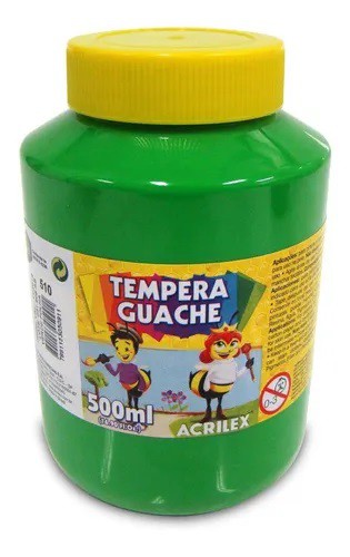 TINTA GUACHE 500ML ACRILEX VERDE