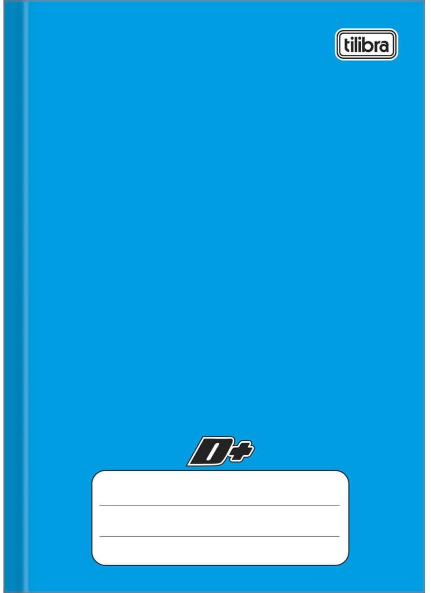 CADERNO CAPA DURA UNIVERSITARIO BROCHURA D+ 96F AZUL