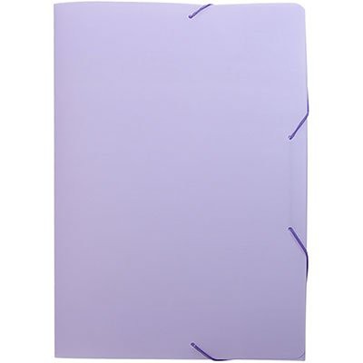 PASTA ABA ELASTICO OFICIO LINHO DELLO ROXO PASTEL