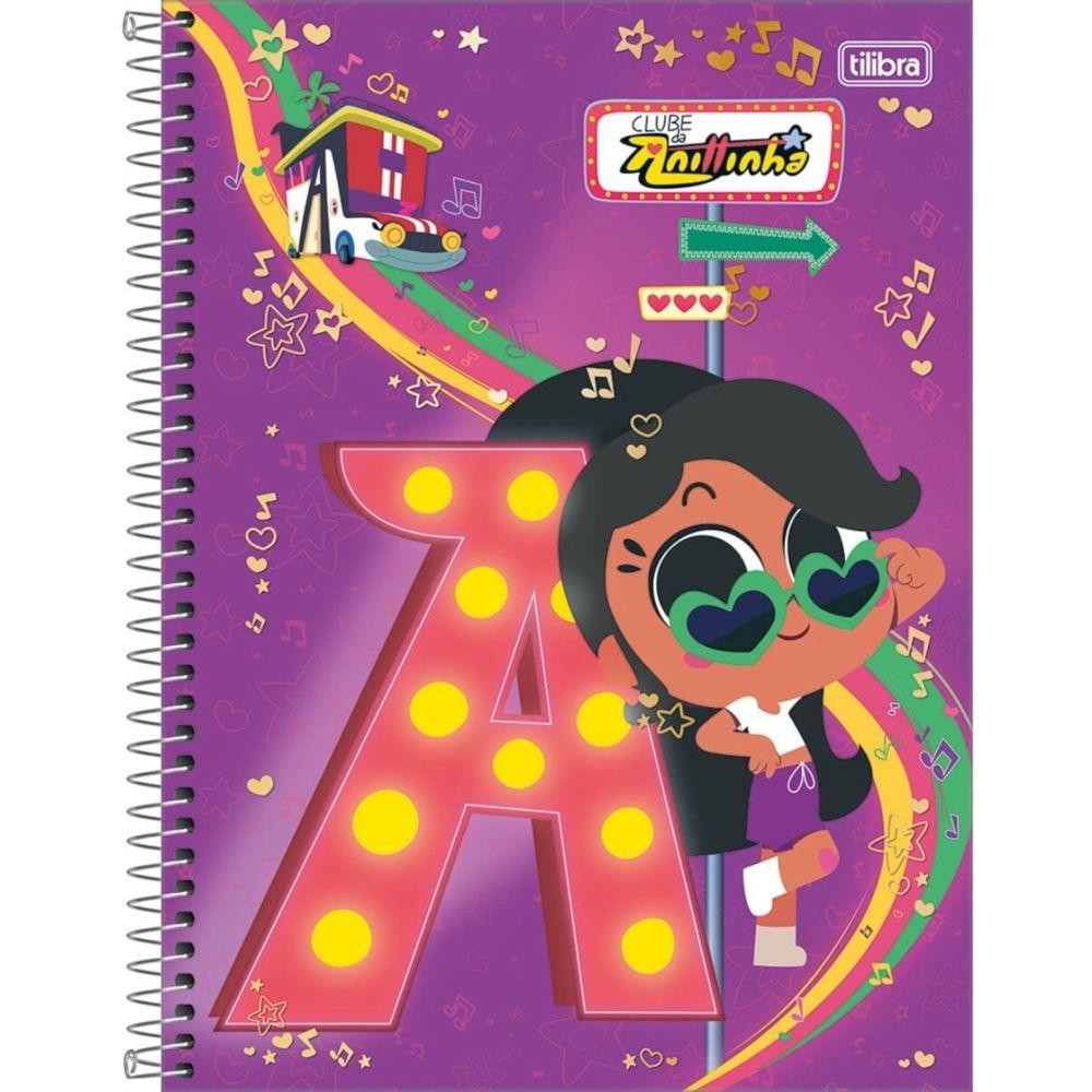 CADERNO BROCH CD ANITTINHA TILIBRA