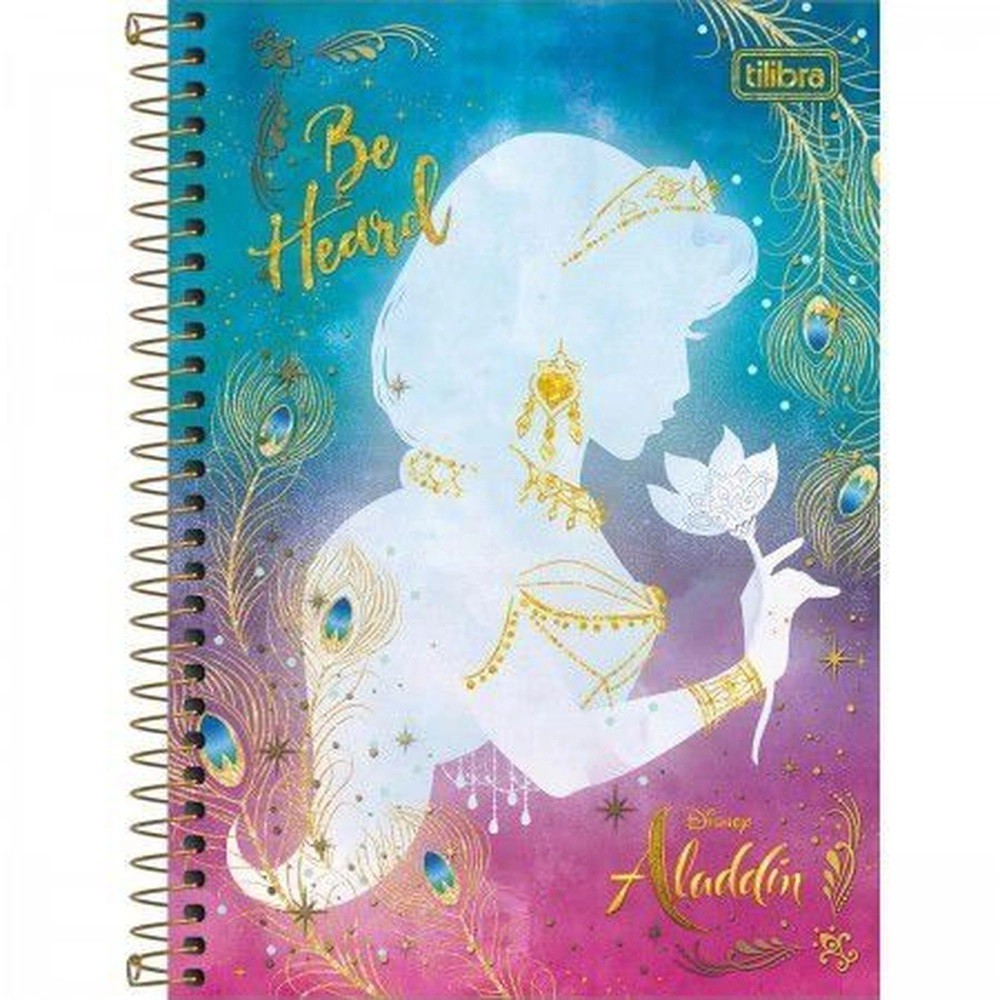 CADERNO UNIVERSITÁRIO CD 1X1 80F ALADDIN