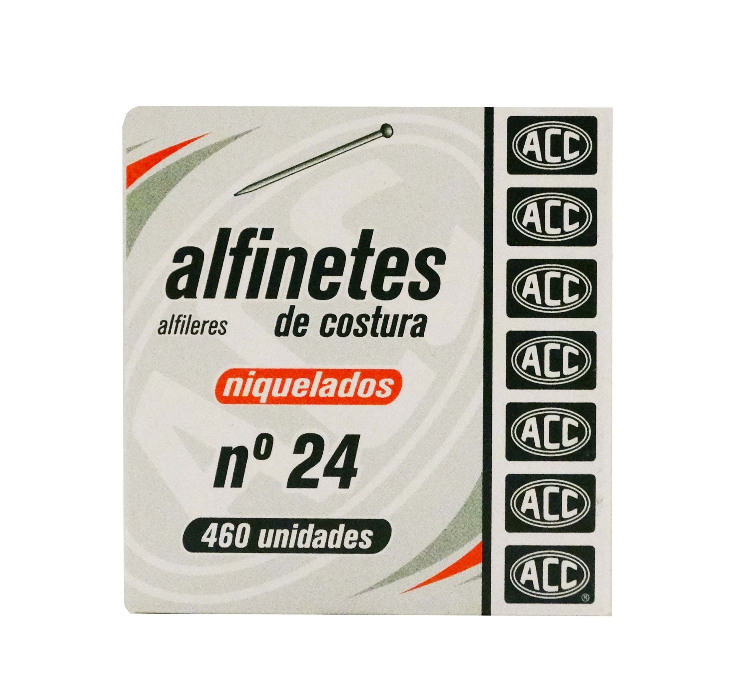 ALFINETES N°24 CAIXA C/460 UNIDADES