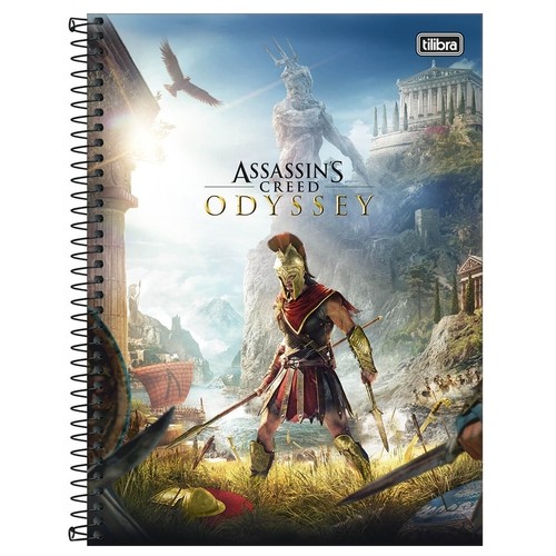 CADERNO UNIVERSITÁRIO 10X1 160F C.D ASSASSIN'S CREED TILIBRA CP1