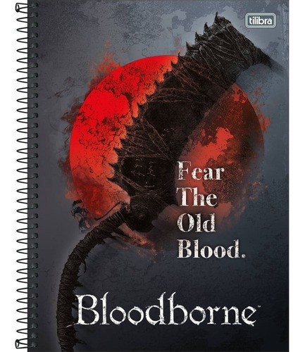 CADERNO UNIVERSITÁRIO 10X1 160F C.D BLOODBORNE TILIBRA CP1