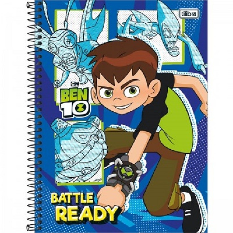 CADERNO UNIVERSITÁRIO CD 1X1 96F BEN 10