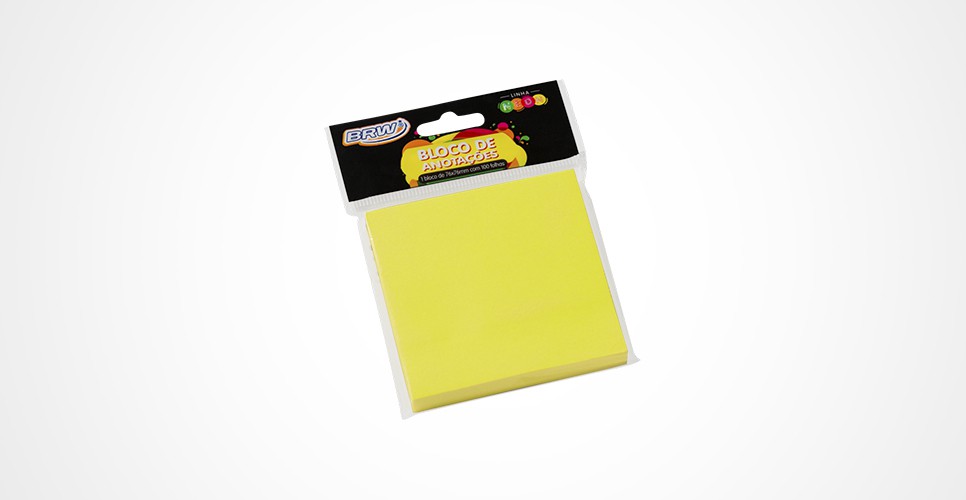 BLOCO ANOTAÇÃO 76X76 C100 BRW