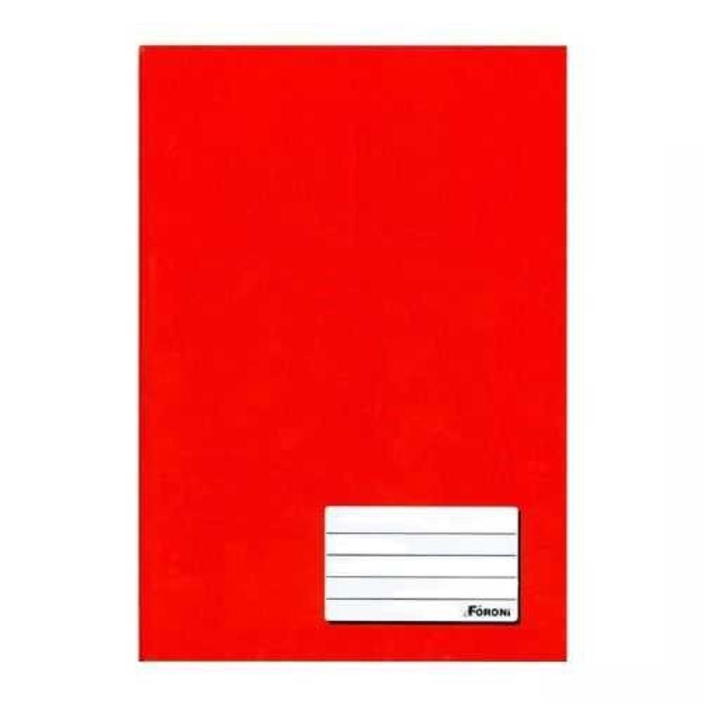 CADERNO CAPA DURA UNIVERSITARIO BROCHURA 48F FORONI VERMELHO