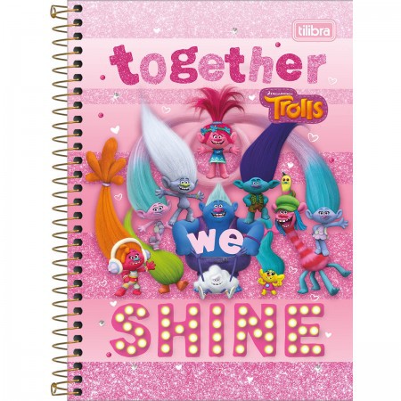 CADERNO UNIVERSITÁRIO BROCH TROLLS