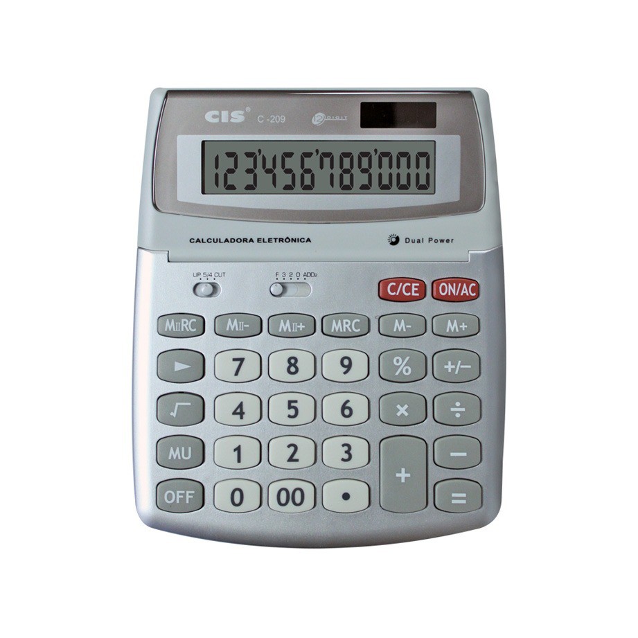 CALCULADORA DE MESA 12 DÍGITOS C209