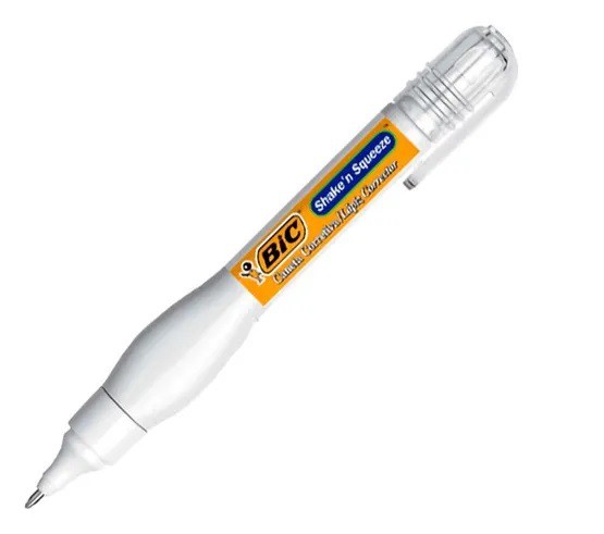 CANETA CORRETIVA BIC SHAKEN 8ML