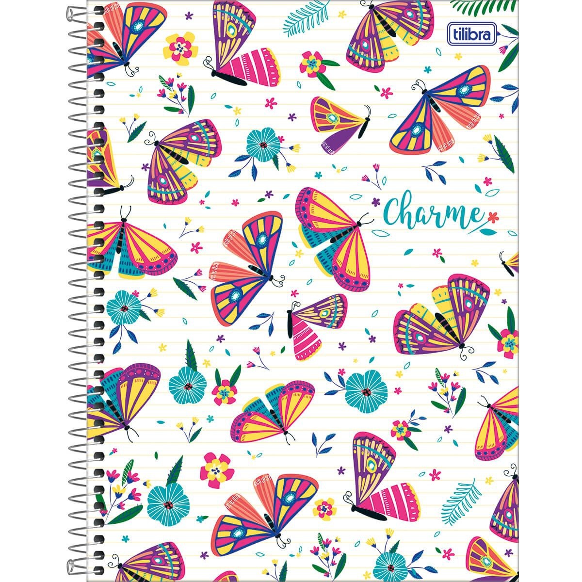 CADERNO UNIVERSITÁRIO CD 10X1 160F CHARME CP1