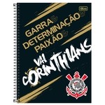 CADERNO UNIVERSITÁRIO TILIBRA  10X1 160F C.D CORINTHIANS CP3