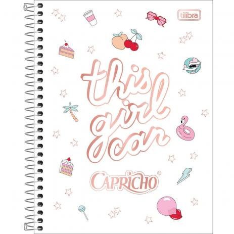 CADERNO COLEGIAL CD 10X1 160F CAPRICHO CP3