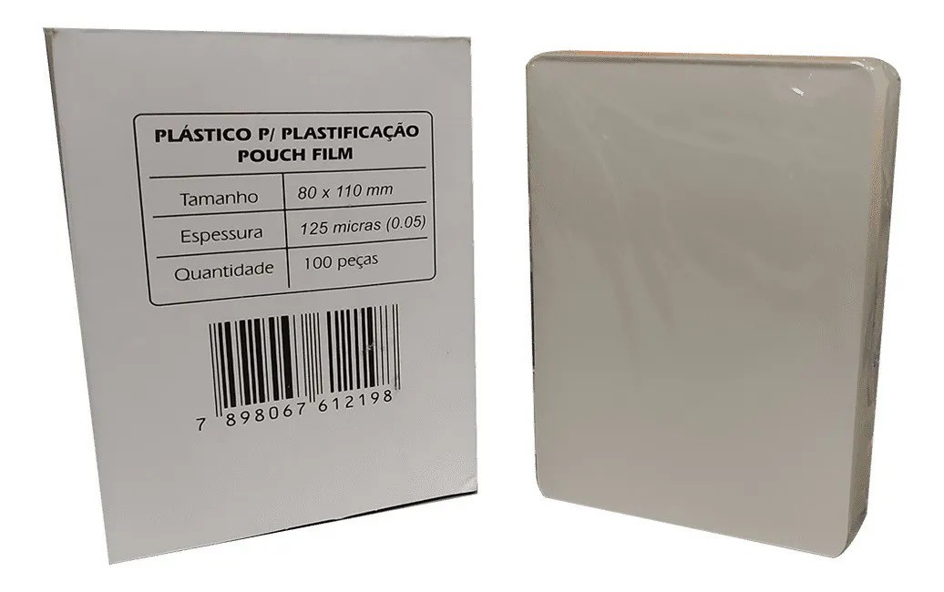 PLASTICO PARA PLASTIFICAÇÃO POUCH FILM 80X110