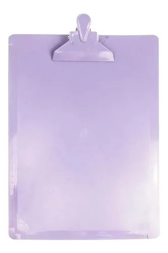 PRANCHETA OFICIO SERENA CORES PASTEL LILAS