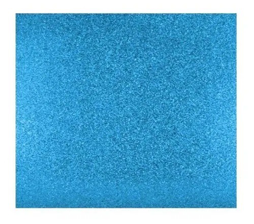 EVA 40X48 GLITER AZUL