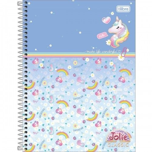 CADERNO UNIVERSITÁRIO 10X1 160F C.D JOLIE CLASS CP1