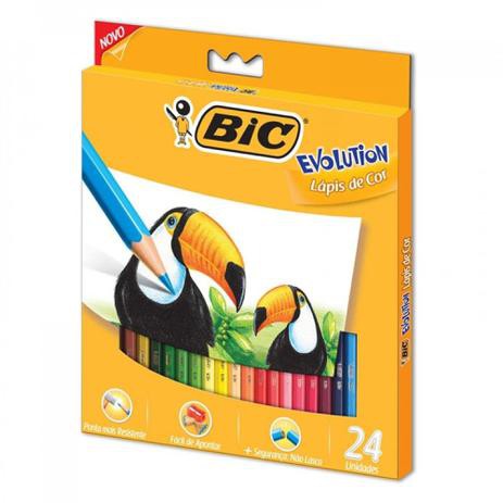 LAPIS DE COR BIC EVOLUTION C/24