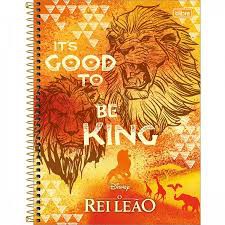 CADERNO UNIVERSITÁRIO 1X1 80F C.D REI LEÃO CP2