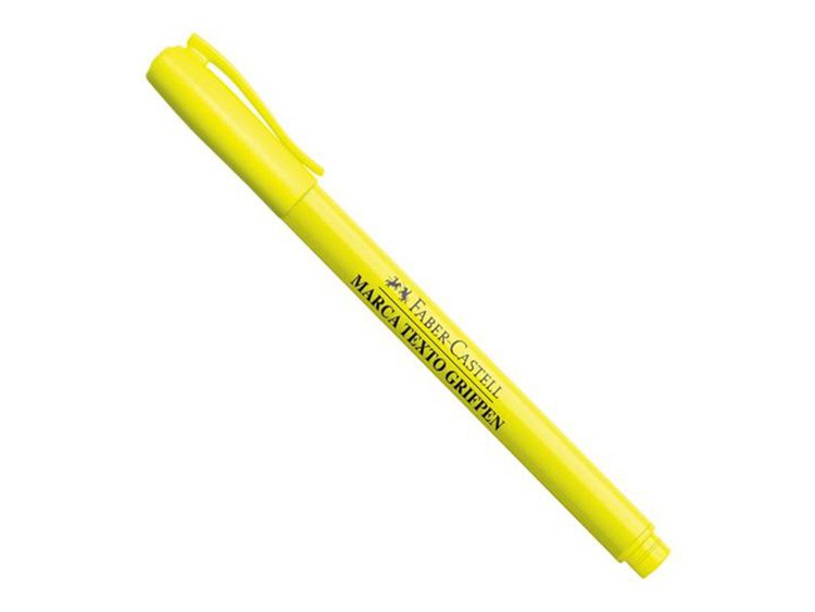MARCA TEXTO GRIFPEN FABER CASTELL AMARELO