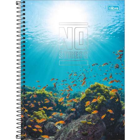 CADERNO UNIVERSITÁRIO TILIBRA  10X1 160F C.D NO STRESS CP1