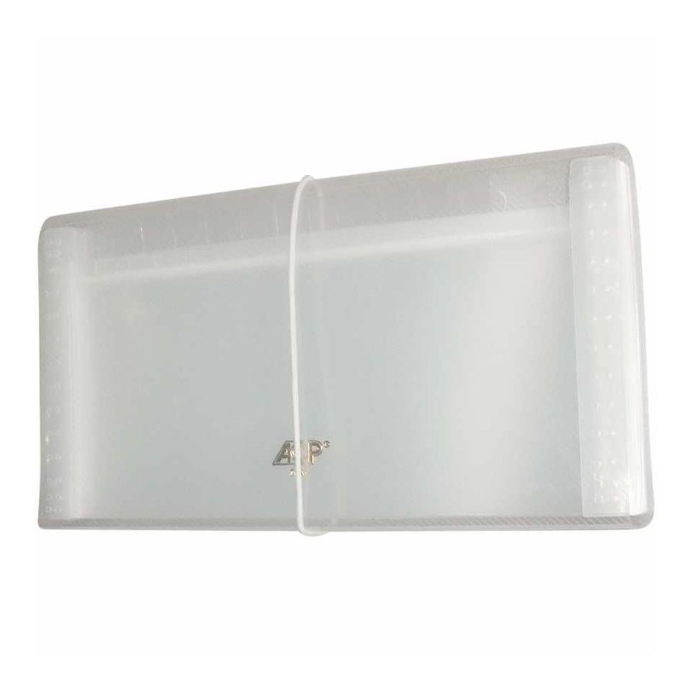 PASTA SANFONADA P/CHEQUE C/12 DIV ACP 1026 CRISTAL