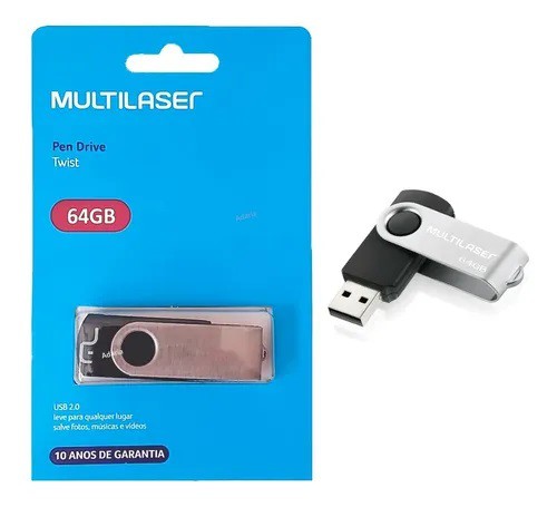 PENDRIVE 64GB MULTILASER