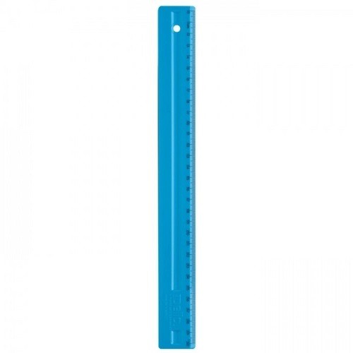REGUA DELLO 30CM AZUL