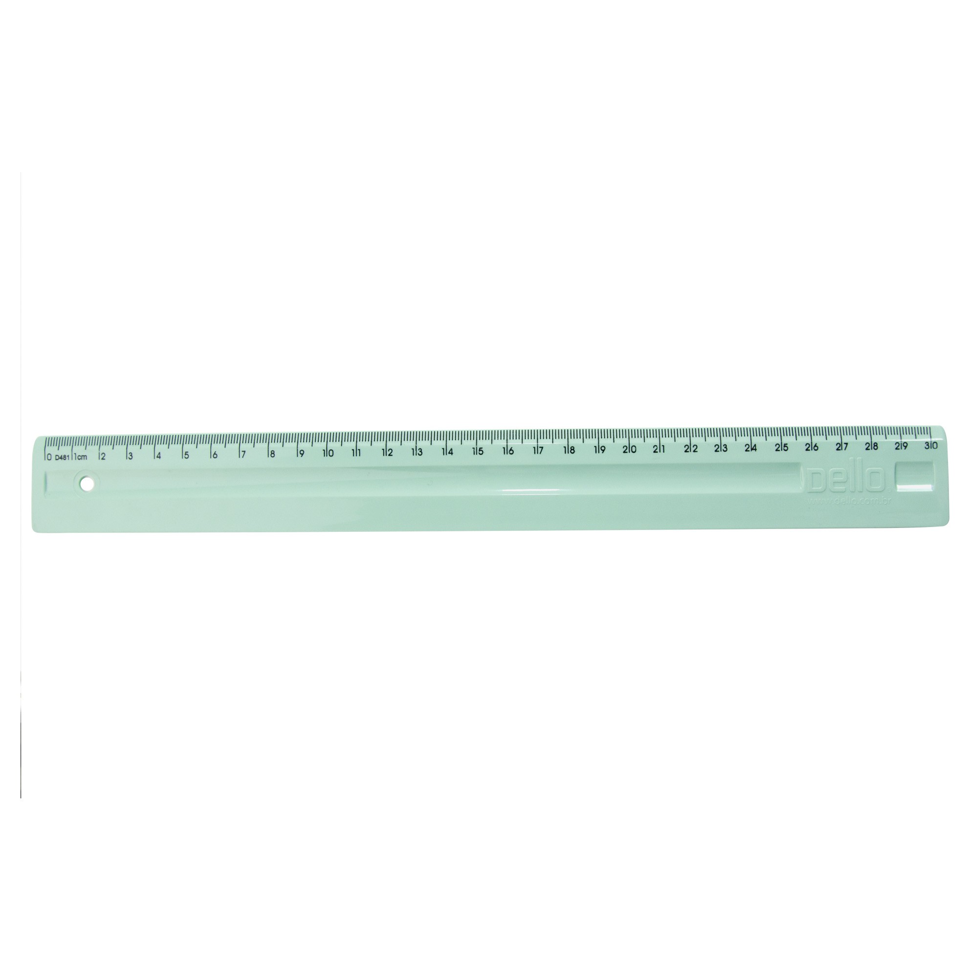 REGUA DELLO 30CM PASTEL AZUL