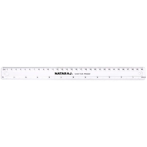 REGUA PLASTICA 30CM FLEXIVEL CIS NATARAJ 