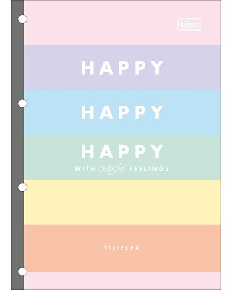 CADERNO COLEGIAL TILIFEX HAPPY 80F