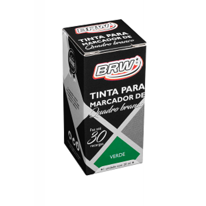 TINTA MARCADOR QUADRO BRANCO 20ML VERDE BRW