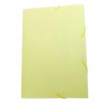 PASTA ABA ELASTICO OFICIO LINHO DELLO AMARELO PASTEL