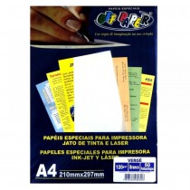 PAPEL VERGE A4 120G 50F BRANCO OFF PAPER