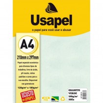 PAPEL USAPEL GRANITTO VERDE C/50 A4 180G