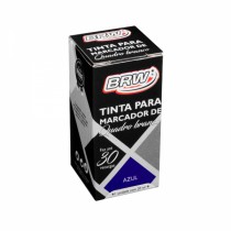 TINTA MARCADOR QUADRO BRANCO 20ML AZUL BRW