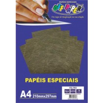 PAPEL FELTRO 30G 10F MARROM OFF PAPER