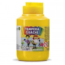 TINTA GUACHE 250ML ACRILEX AMARELO