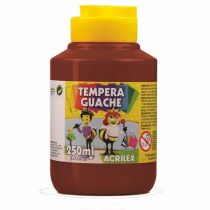TINTA GUACHE 250ML ACRILEX MARRON