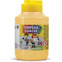 TINTA GUACHE 250ML ACRILEX AMARELO PELE