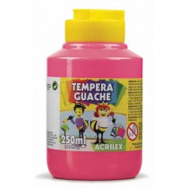 TINTA GUACHE 250ML ACRILEX ROSA
