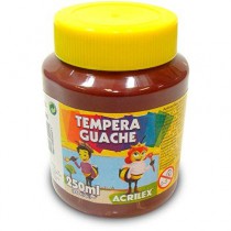 TINTA GUACHE 500ML ACRILEX MARRON