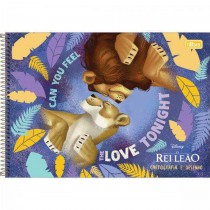 CADERNO DE CARTOGR DESENHO CD REI LEÃO S/S 80F TILIBRA