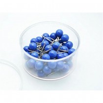 ALFINETE P/MAPA 1 CX C/50 ACC AZUL