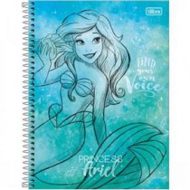 CADERNO UNIVERSITÁRIO CD 1X1 80F PRINCESAS