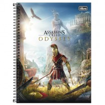 CADERNO UNIVERSITÁRIO 10X1 160F C.D ASSASSIN'S CREED TILIBRA CP1