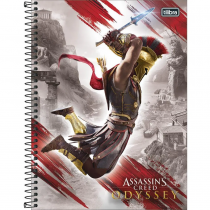 CADERNO UNIVERSITÁRIO 10X1 160F C.D ASSASSIN'S CREED TILIBRA CP3