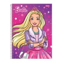 CADERNO UNIVERSITÁRIO CD 1X1 96F BARBIE DREAM