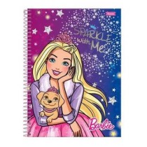 CADERNO UNIVERSITÁRIO CD 1X1 96F BARBIE DREAM